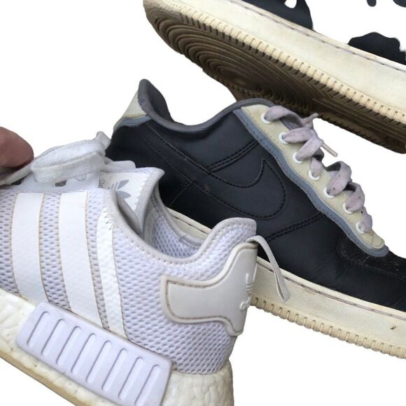RARE Nike Air Force 1 Low '07 LV8 1 Black Pure Platinum Size 11 - Picture 13 of 16